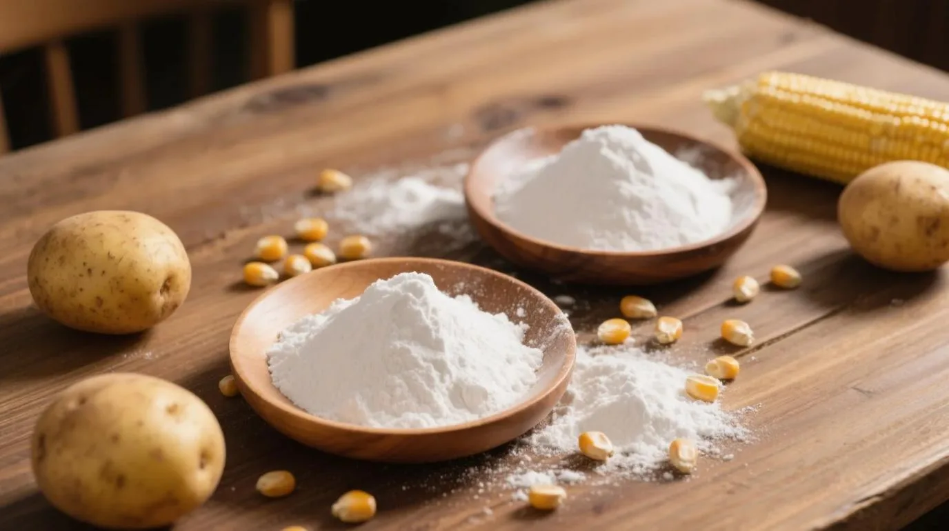 Bio-Kartoffelstärke vs. Maisstärke: Was ist gesünder? 1 organic corn starch vs organic potato starch