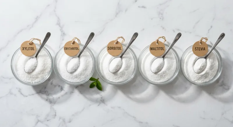 Bio-Xylitol vs. Erythritol & mehr 9 Organic Xylitol vs Erythritol, Sorbitol, Maltitol and Stevia A Complete Sweetener Comparison