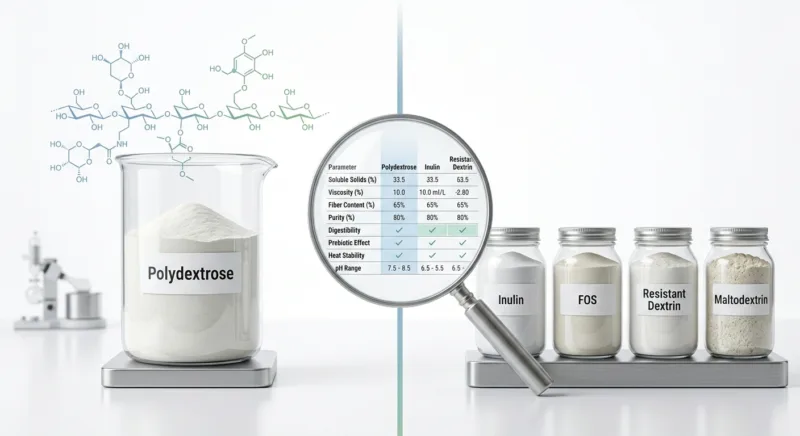 Polydextrose vs. andere Ballaststoffe: Ein Vergleich 6 Polydextrose vs Other Dietary Fibers A Comprehensive Comparison for Formulators and Buyers