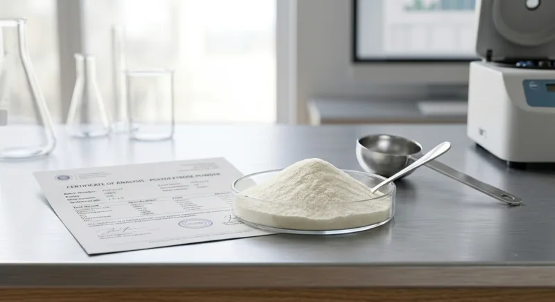 Bio-Polydextrose: Leitfaden für Beschaffung & Qualität 7 How to Source Organic Polydextrose A Procurement and Quality Guide