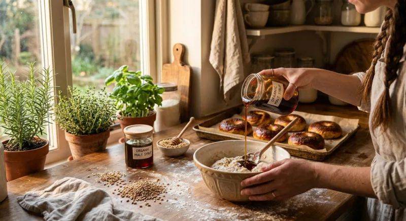 Backen mit Bio-Malzsirop: Rezepte aufwerten 4 How to Use Organic Malt Syrup at Home: Baking, Bagels & Cooking