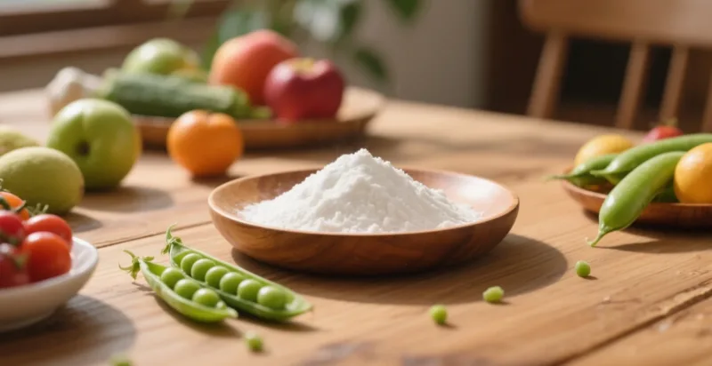 Bio-Erbsenstärke: Die perfekte pflanzliche Zutat 8 organic pea starch