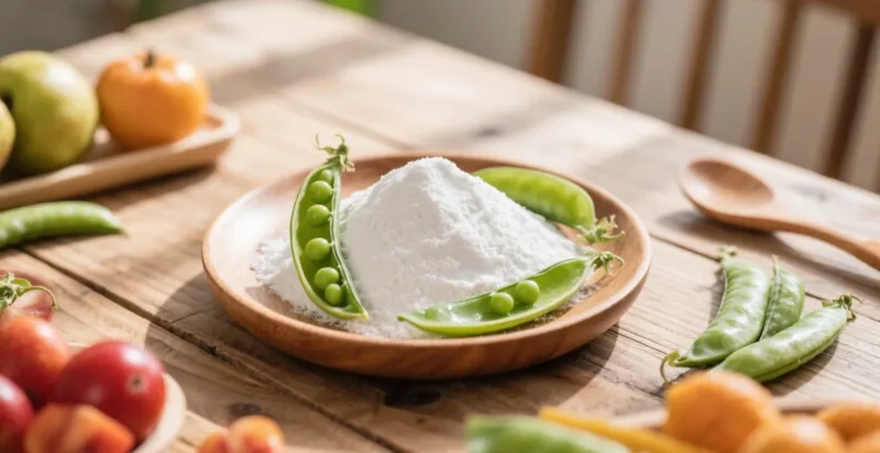 Bio-Erbsenstärke: Ersatz für glutenfreie Rezepte 6 organic pea starch