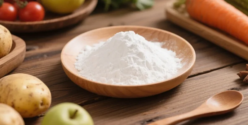 Organisches Kartoffelstärkepulver für vegane Rezepte 5 organic potato starch powder