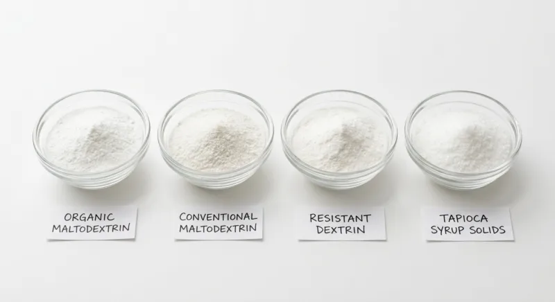 Bio-Maltodextrin vs. herkömmliches 10 Organic Maltodextrin vs Regular Ingredient Comparison and Market Trends
