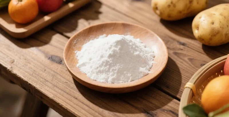 Bio-Kartoffelstärke-Pulver in veganen Formulierungen 6 organic potato starch powder