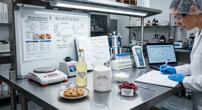 Bio-Allulose: Formulierung für reduzierten Zucker 10 Organic Allulose in Food Manufacturing Formulation Guide for Low-Sugar Products