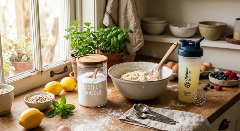 Dextrose-Pulver zu Hause: Backen & Getränke 4 How to Use Dextrose Powder at Home Baking, Beverages and DIY Sports Drinks