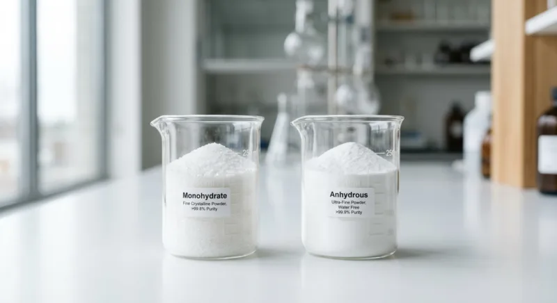 Bio-Dextrose: Monohydrat vs. wasserfreie Formen 6 Organic Dextrose: The Definitive Guide to Monohydrate and Anhydrous Forms