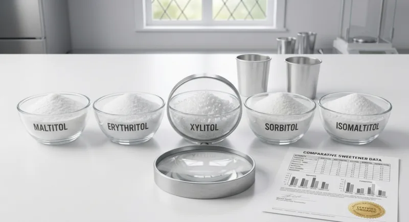 Bio-Maltit im Vergleich: Eignung nach Kategorie 3 Organic Maltitol vs. Other Sweeteners Market Position, Comparisons, and Category Fit